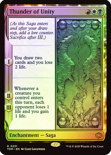 Thunder of Unity (TDM) (231) / Foil
