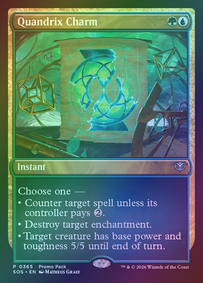 Quandrix Charm (SOS) (365) / Foil