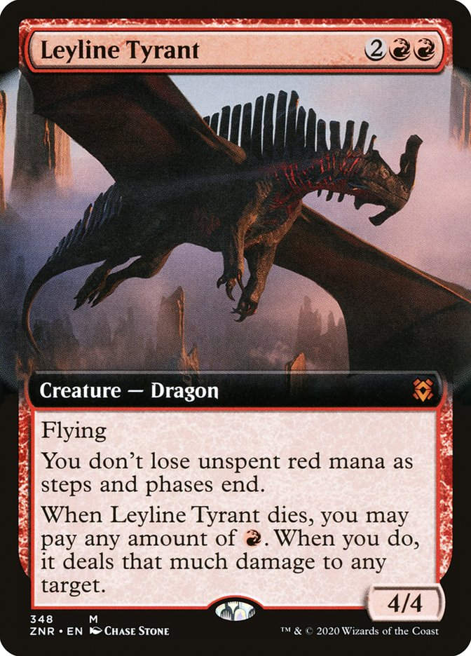 Leyline Tyrant (ZNR) (348) / Extended Art