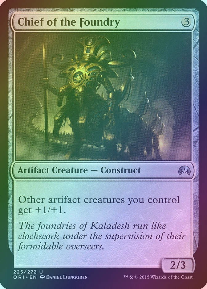 Chief of the Foundry (ORI) (225) / Foil