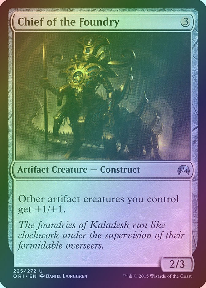 Chief of the Foundry (ORI) (225) / Foil