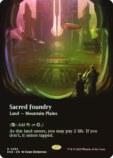 Sacred Foundry (EOE) (282) / Borderless Foil