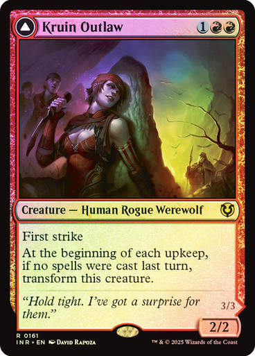 Kruin Outlaw // Terror of Kruin Pass (INR) (161) / Foil