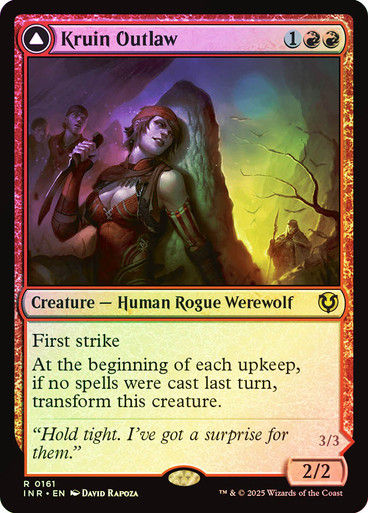 Kruin Outlaw // Terror of Kruin Pass (INR) (161) / Foil — cara 1 de 2