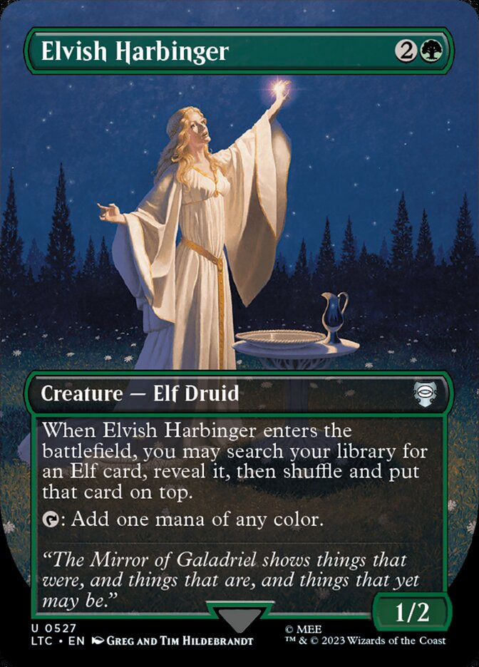 Elvish Harbinger (LTC) (527) / Borderless