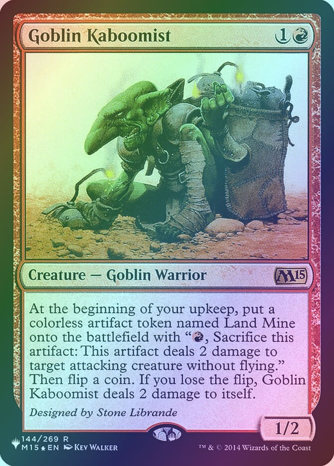 Goblin Kaboomist (PLST) (M15-144) / Foil
