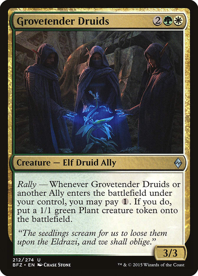 Grovetender Druids (BFZ) (212)