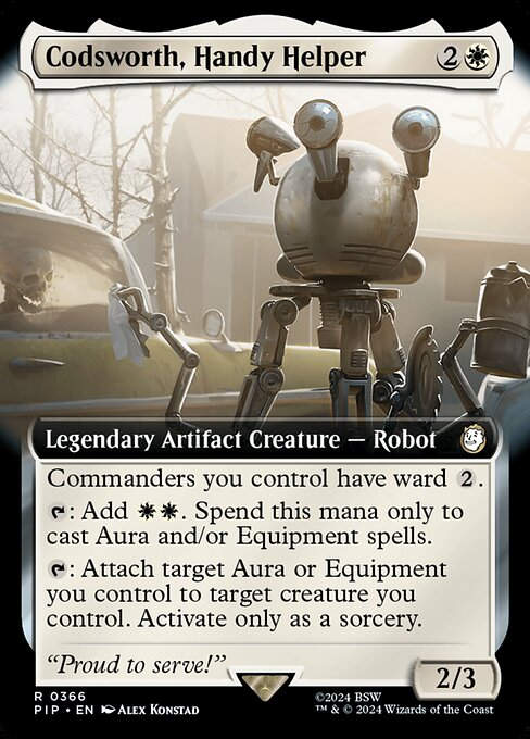 Codsworth, Handy Helper (pip) (366) / Extended Art