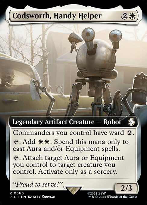 Codsworth, Handy Helper (pip) (366) / Extended Art