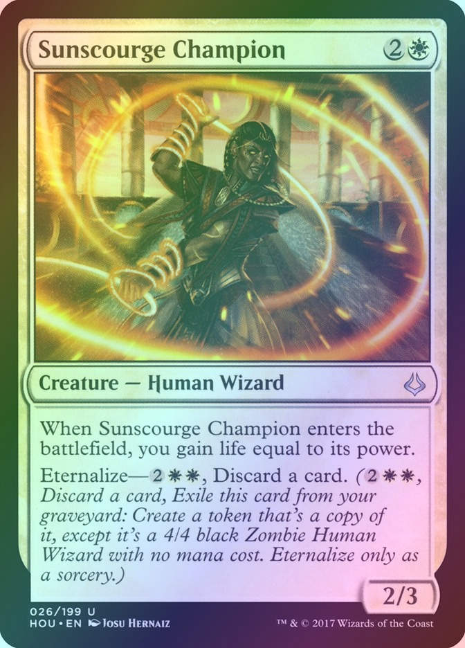 Sunscourge Champion (HOU) (26) / Foil