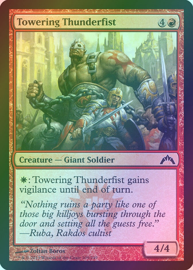 Towering Thunderfist (GTC) (109) / Foil