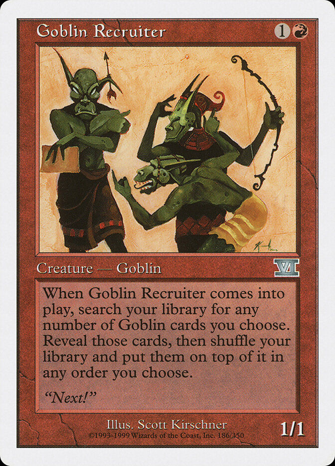 Goblin Recruiter (6ED) (186)