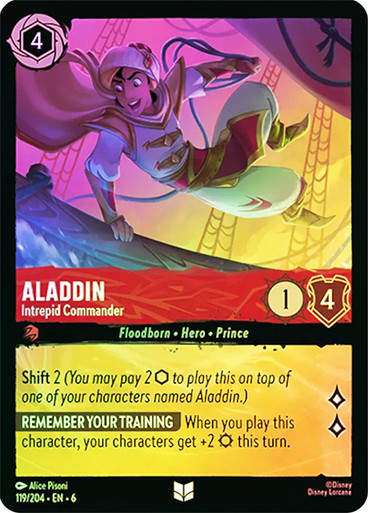 Aladdin - Intrepid Commander (LOR_AZU) / Foil