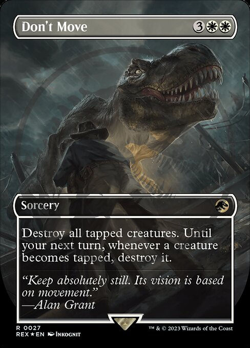 Don't Move (rex) / Embossed Foil
