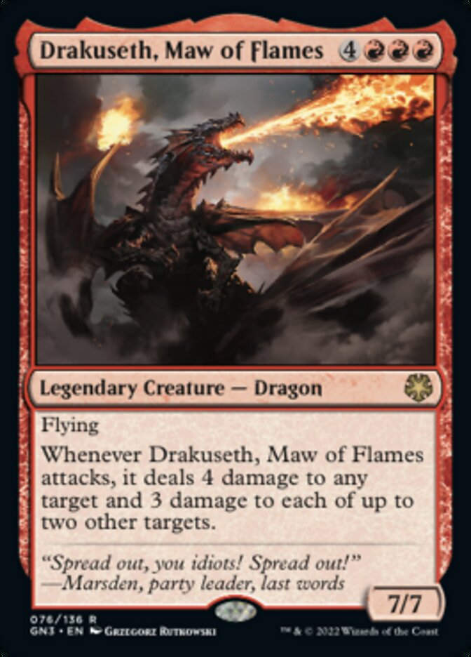 Drakuseth, Maw of Flames (GN3)