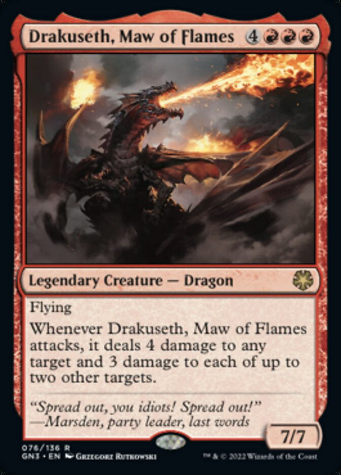 Drakuseth, Maw of Flames (GN3)