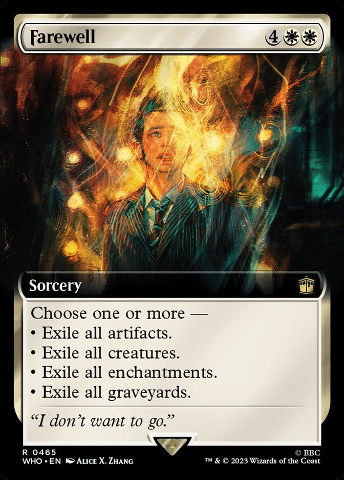 Farewell (WHO) (465) / Extended Art