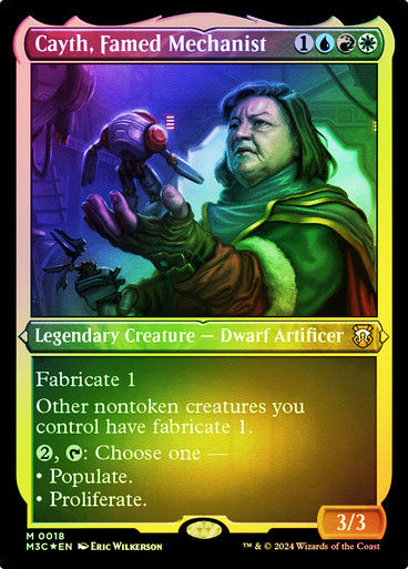 Cayth, Famed Mechanist (m3c) (18) / Foil Etched