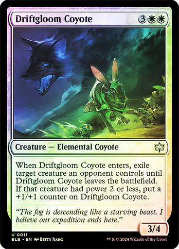 Driftgloom Coyote (blb) (11) / Foil