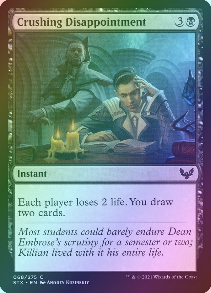 Crushing Disappointment (STX) (68) / Foil