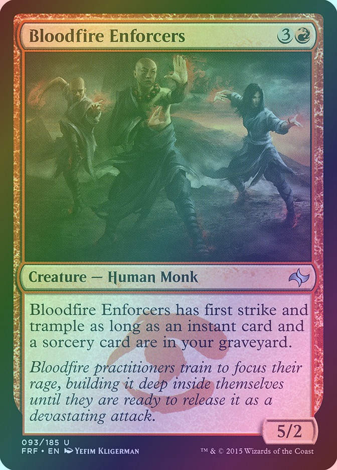Bloodfire Enforcers (FRF) (93) / Foil