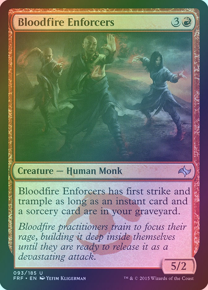 Bloodfire Enforcers (FRF) (93) / Foil