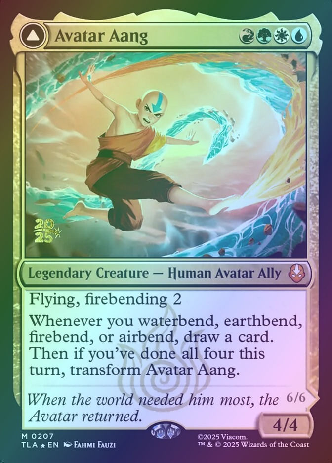 Avatar Aang // Aang, Master of Elements (PTLA) (207s) / Foil — cara 1 de 2
