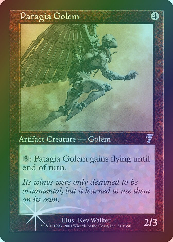 Patagia Golem (7ED) (310★) / Foil