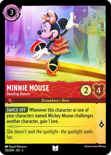 Minnie Mouse - Dazzling Dancer (LOR_SHS) / Foil