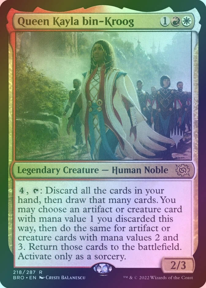 Queen Kayla bin-Kroog (PBRO) (218p) / Foil