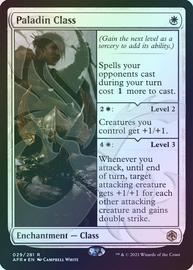 Paladin Class (PAFR) (29a) / Embossed Foil