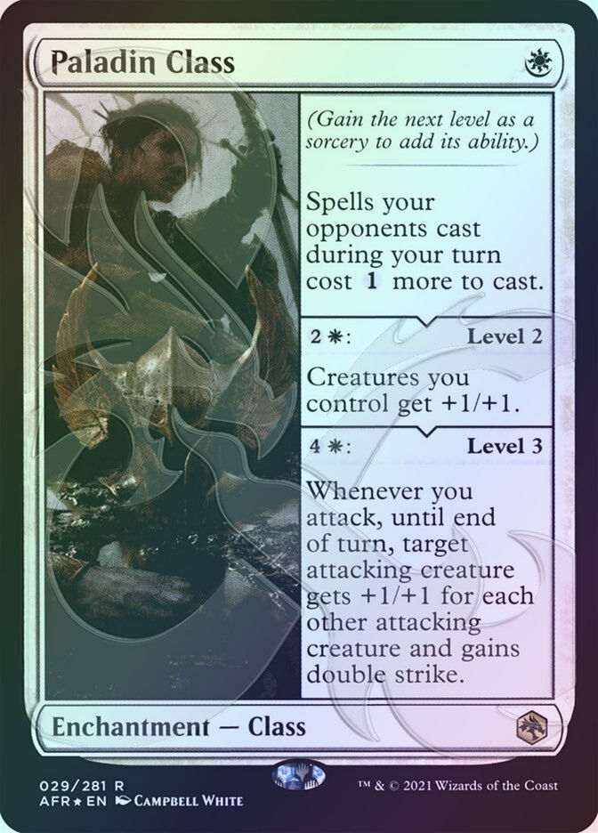 Paladin Class (PAFR) (29a) / Embossed Foil