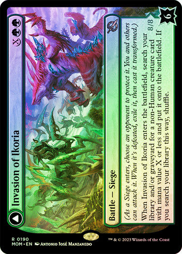 Invasion of Ikoria // Zilortha, Apex of Ikoria (mom) / Foil — cara 1 de 2