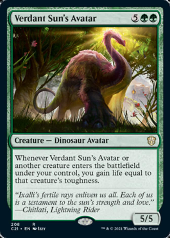 Verdant Sun's Avatar (C21)