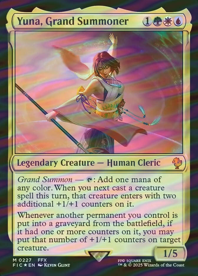 Yuna, Grand Summoner (FIC) (227) / Surge Foil