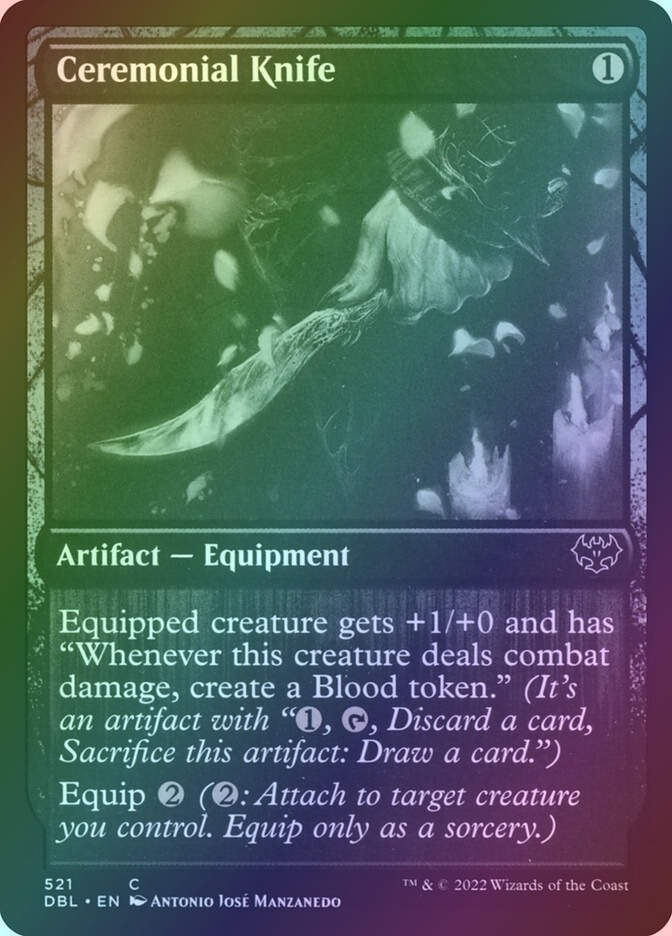 Ceremonial Knife (DBL) (521) / Foil