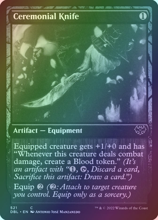 Ceremonial Knife (DBL) (521) / Foil