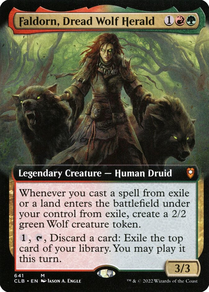 Faldorn, Dread Wolf Herald (CLB) (641) / Extended Art