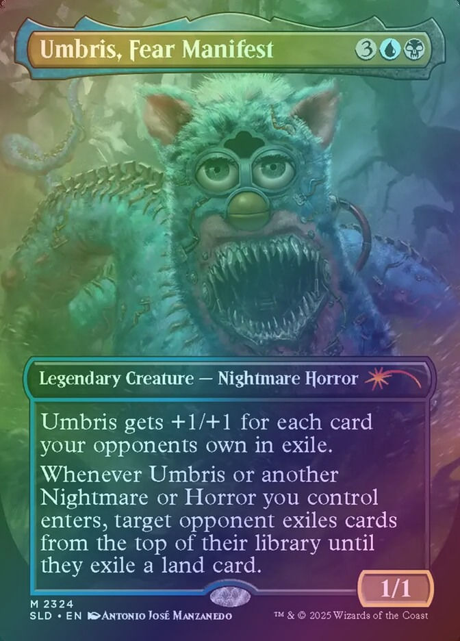 Umbris, Fear Manifest (SLD) (2324) / Borderless / Foil