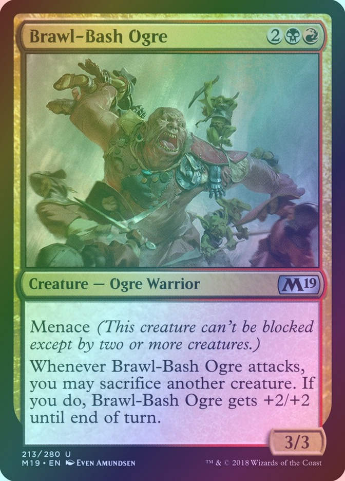 Brawl-Bash Ogre (M19) (213) / Foil