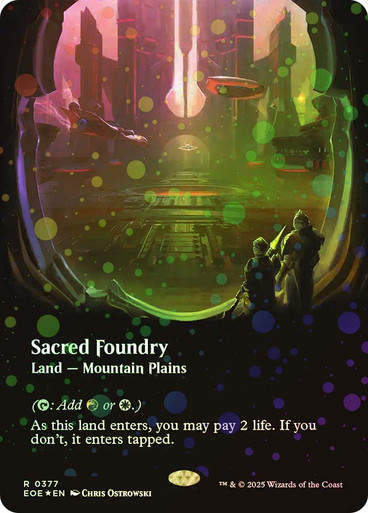 Sacred Foundry (EOE) (377) / Borderless Galaxy Foil