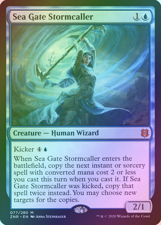 Sea Gate Stormcaller (ZNR) (77) / Foil