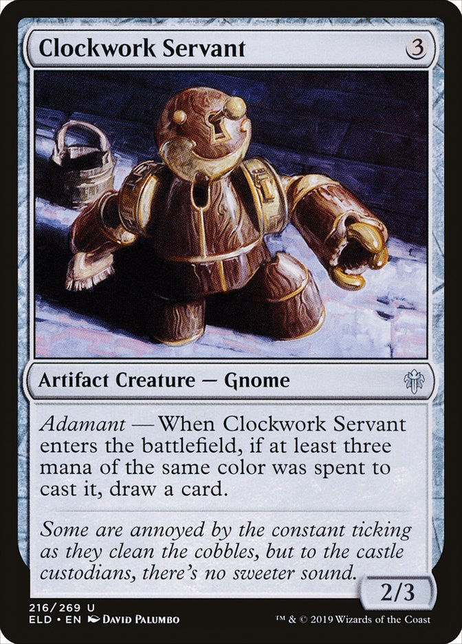 Clockwork Servant (ELD) (216)