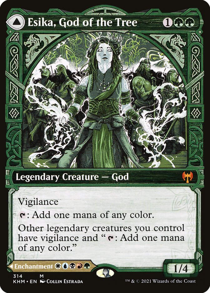 Esika, God of the Tree // The Prismatic Bridge (KHM) (314) / Showcase