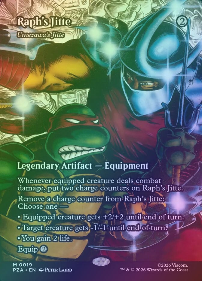 Umezawa's Jitte (PZA) (19) / Borderless / Foil