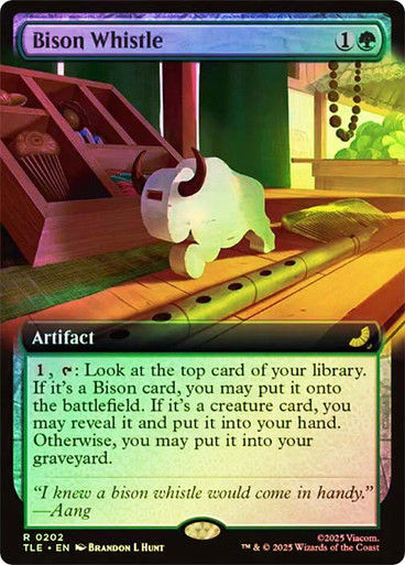 Bison Whistle (TLE) (202) / Extended Art / Foil