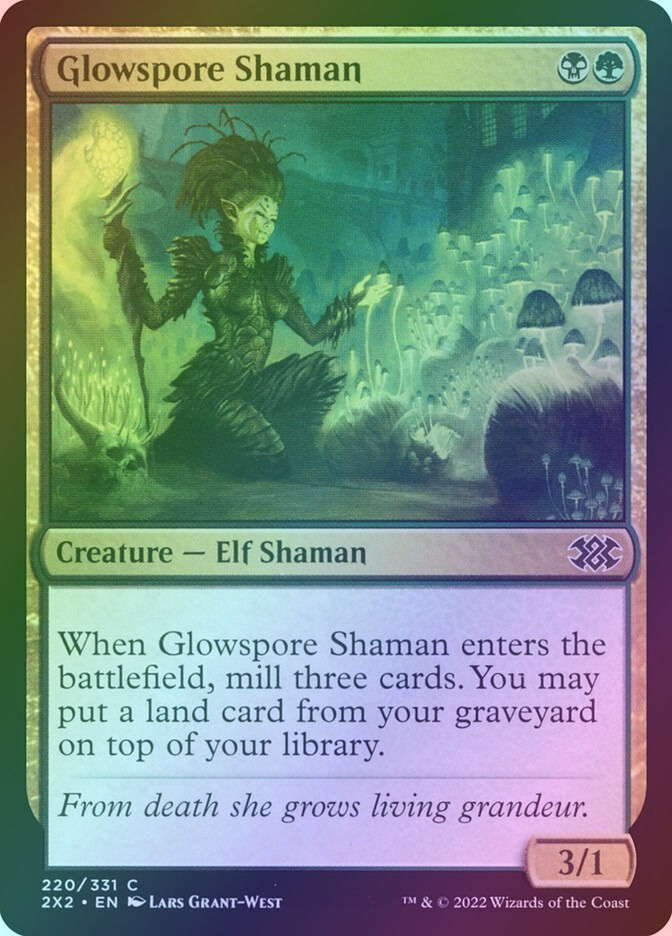 Glowspore Shaman (2X2) (220) / Foil