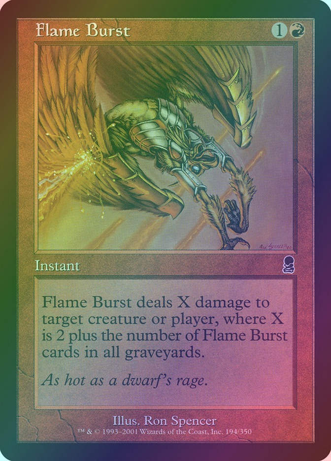 Flame Burst (ODY) (194) / Foil