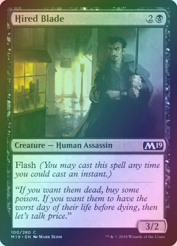 Hired Blade (M19) (100) / Foil