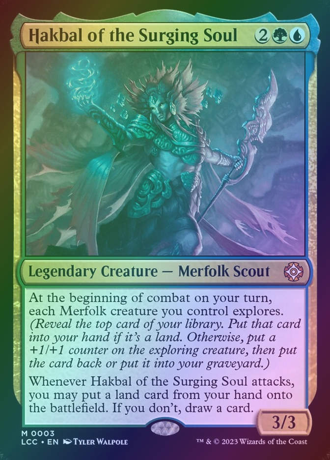 Hakbal of the Surging Soul (LCC) (3) / Foil